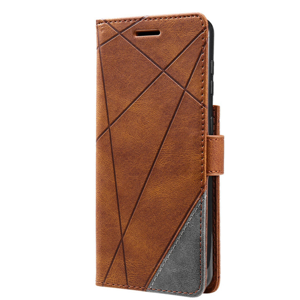Skin Stitching Pu Leather Flip Case For Samsung S21 Ultra Coque Cover 774048563796