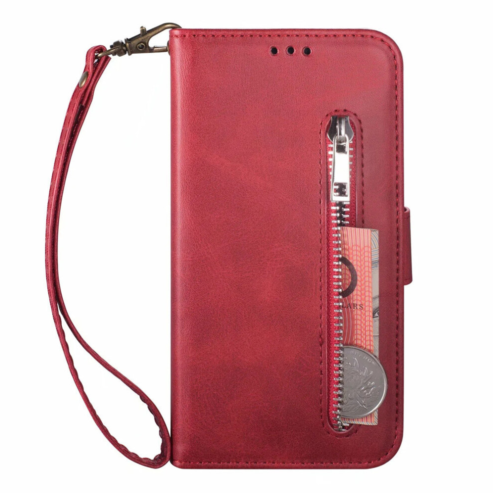 Zipper Pu Leather Wallet Phone Case For Samsung Galaxy S9 Case 774048576499