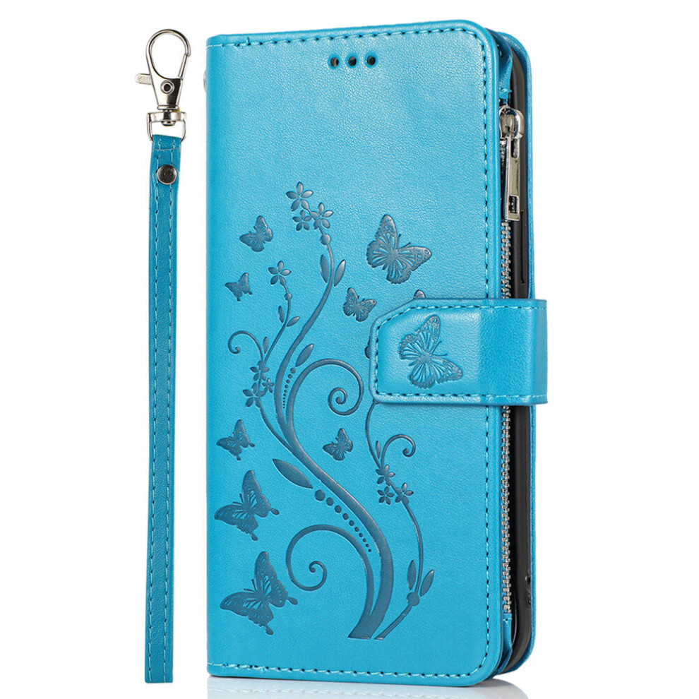 Luxury Zipper Embossing Pu Leather Flip Case For Iphone 11 Holder Wallet Stand Cover 774048574198