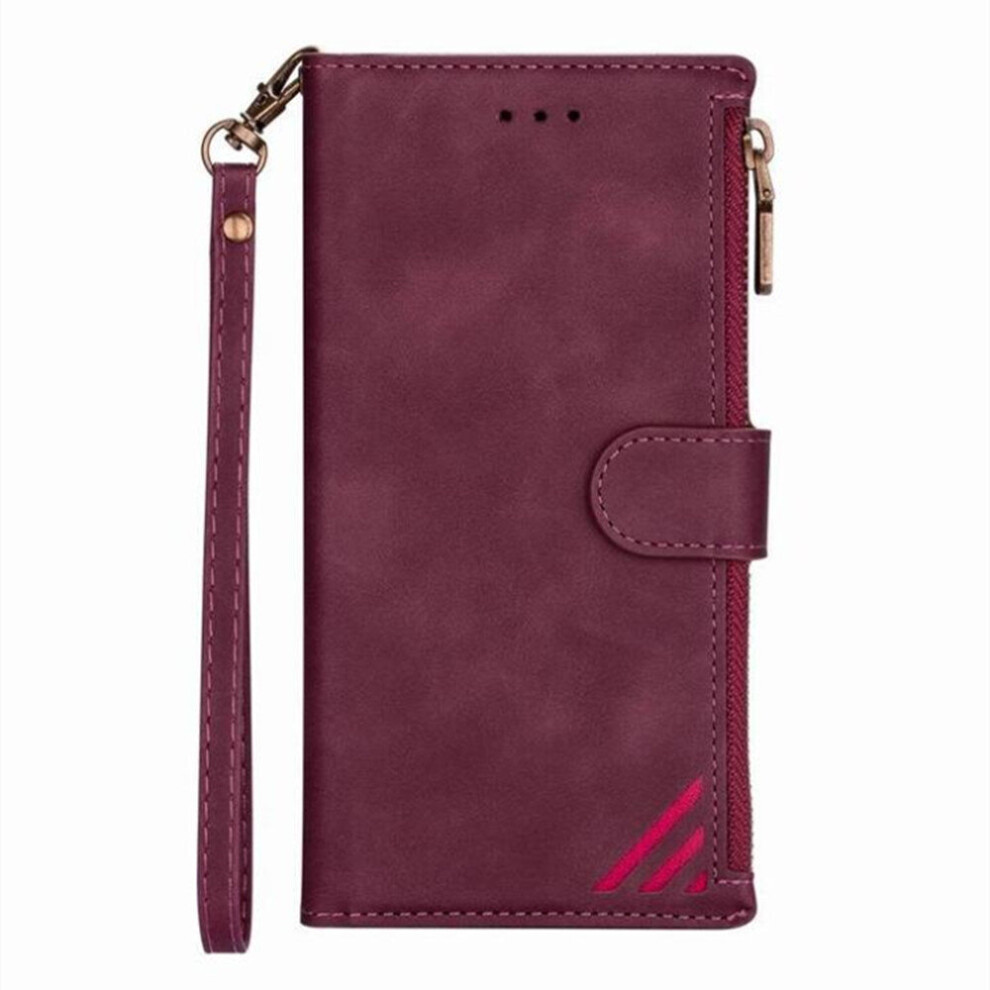 Luxury Zipper Pu Leather Flip Case For Samsung Galaxy A81 Wallet Stand Cover 774048574211