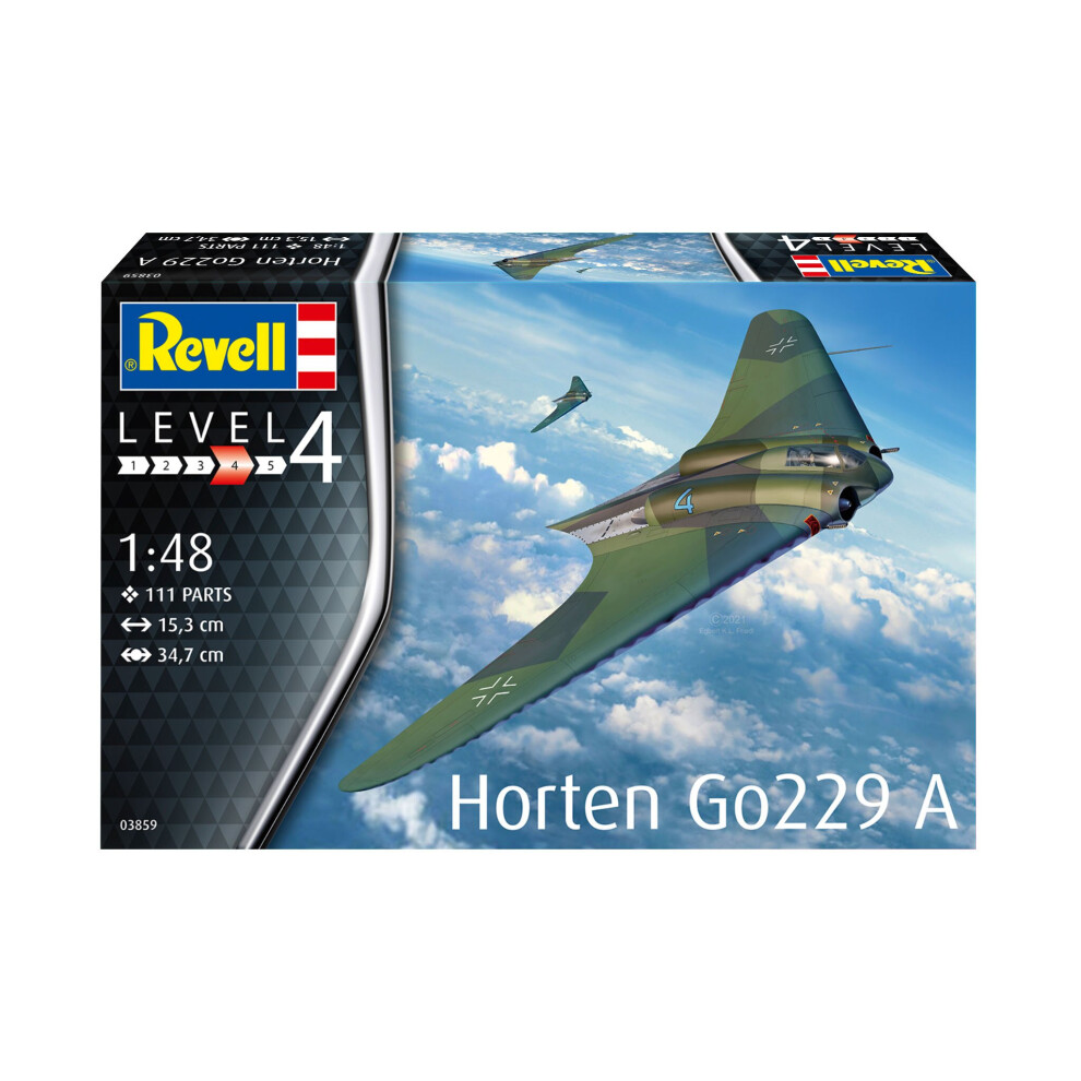 Revell 03859 Horten Go229 A-1 Flying Wing 1/48 Scale Model