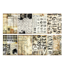8pct/set package Scrapbooking paper pack background Stickers  for Scrapbook  DIY Student Christmas  gifts office supplies
