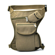 Multifunction Outdoor Canvas Bag Leg Bags Kit Motorcycle Riding Waist Purse