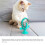 Funny Pet Cat Turntable Toy 360 Rotating Windmill Interactive Training Teasing Puzzle Exercise Play Game Feeding Leakage Device 3