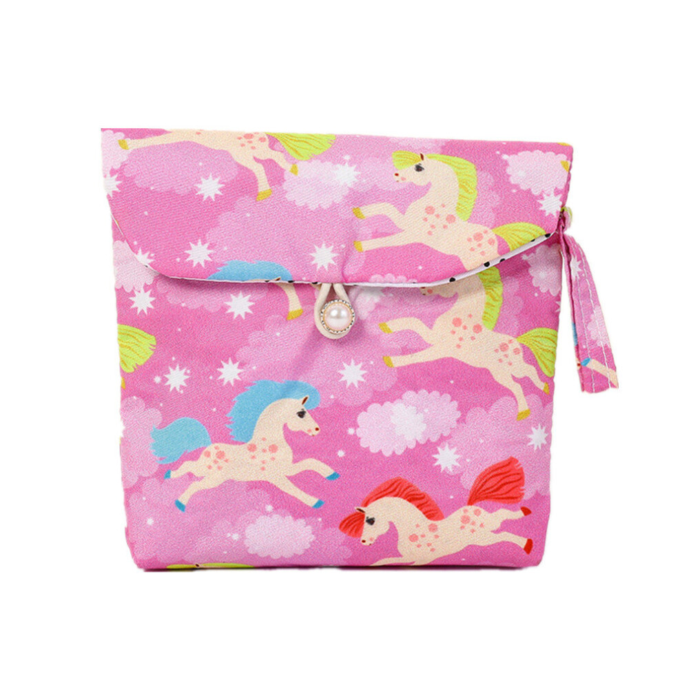4Pcs Sanitary Pads Pouch Sanitary Napkin Storage Bag Sanitary Bags Key Storage Bag Coin Purse Credit Card Package