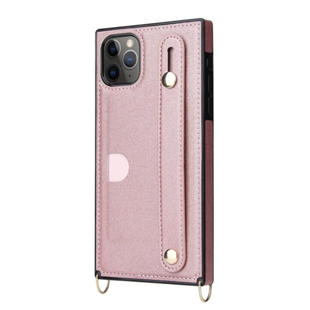 Pu Leather Case For Iphone 11 Pro Max Crossbody Wrist Strap Cover Phone Etui Coque 774048566988
