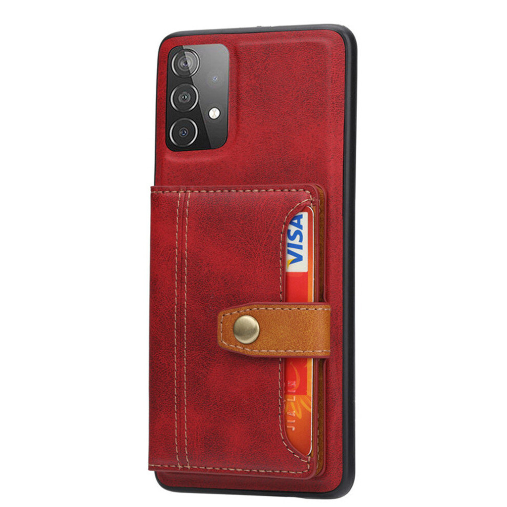 Retro Flip Stand Pu Leather Phone Case For Samsung Galaxy A72 5G Multi Card Protect Fundas Cover Phone Coque 774048567008