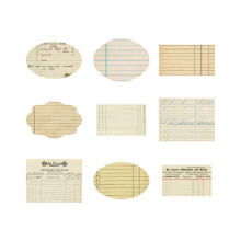 30 Pcs/set Vintage Ticket Paper Letter Material Deco For Stationery Scrapbooking Cards Journaling Diy Retro Materials Paper