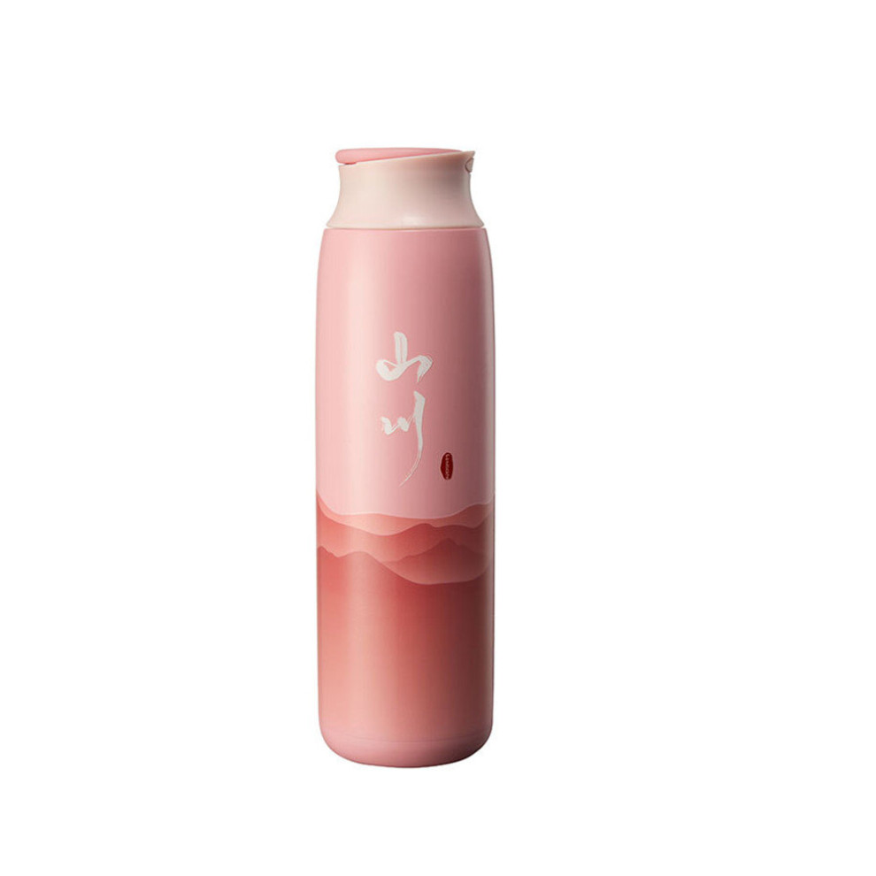 Chinese Style Ink Thermos Bottle 470ml Portable Vacuum Flask Travel Coffee Mug 304 Stainless Steel Insulated Cup Lovers Gifts-image-OPC-P7Z7ZJW-NEW