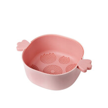 Wash Basin Drain Basket Plastic Kitchen Supplies Daquan Multifunctional Fruit Basket Vegetable Washing Basket Kitchen Items