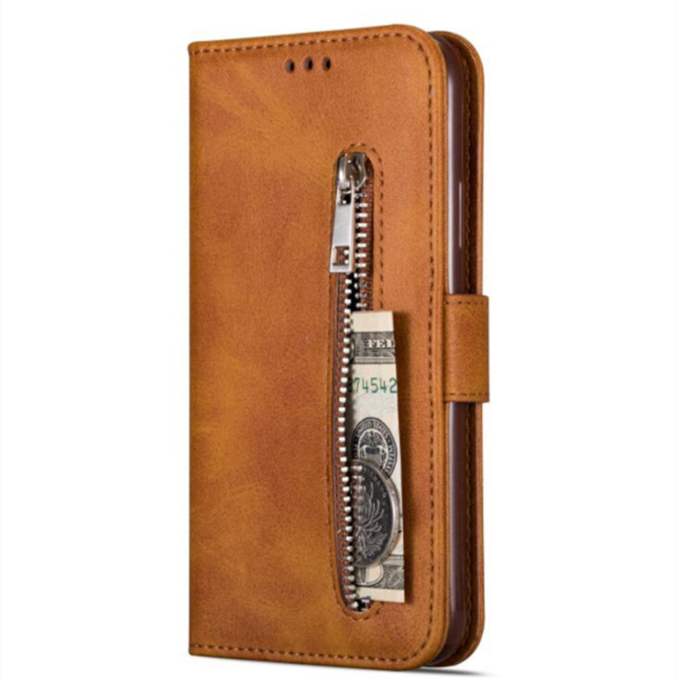 Pu Leather Wallet Case For Iphone Xs Zipper Fashion Flip Pu Holder Cover Coque 774048572125