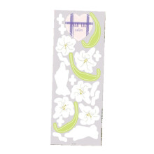 Attravtive Girl Heart Flower Hand Account Book Decoration Phone Case Sticker