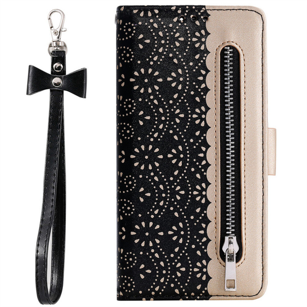Lace Zipper Flip Pu Leather Cover For Iphone 11 Wallet Case Phone Coque 774048564823