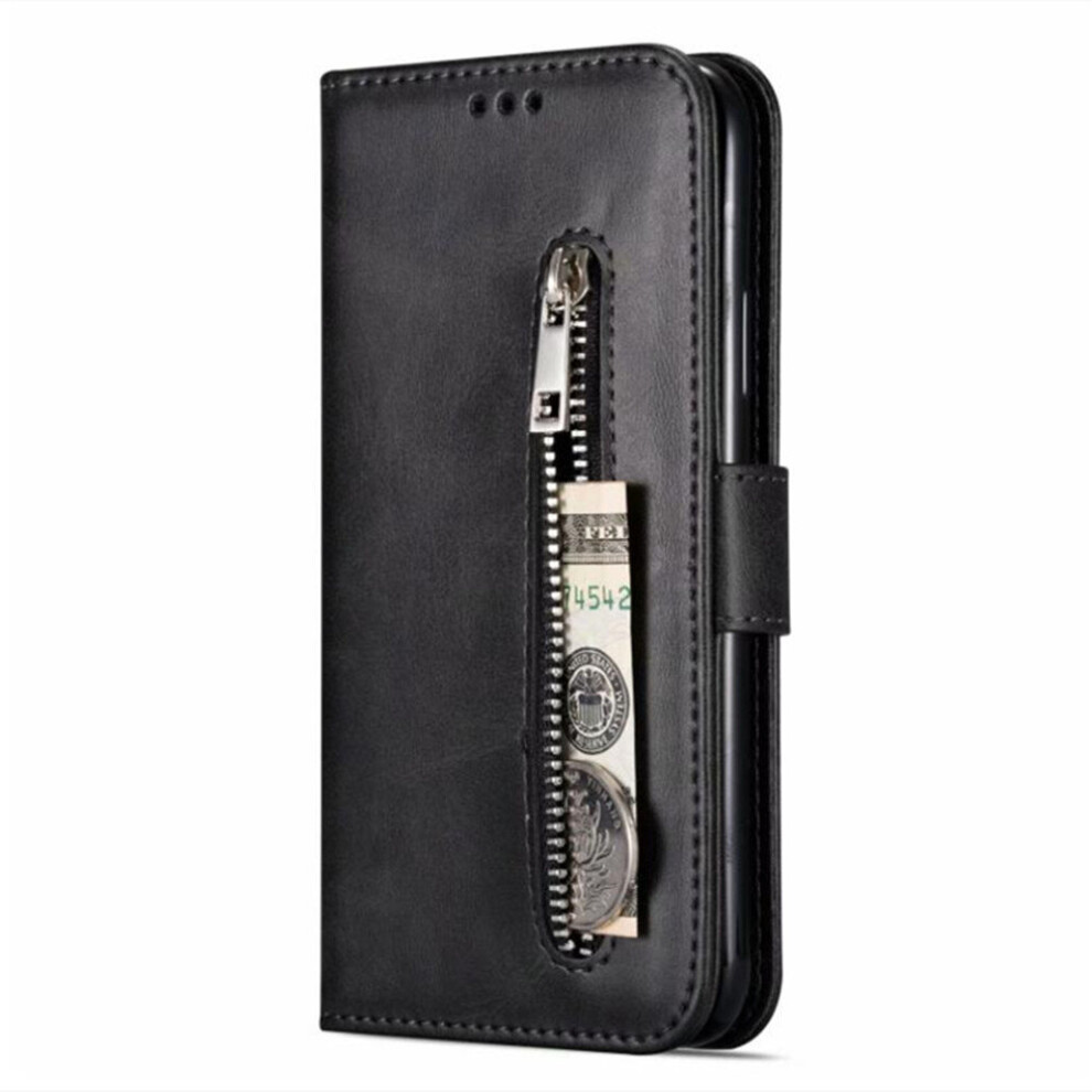 Pu Leather Wallet Case For Iphone Xs Max Zipper Fashion Flip Pu Holder Cover Coque 774048572446