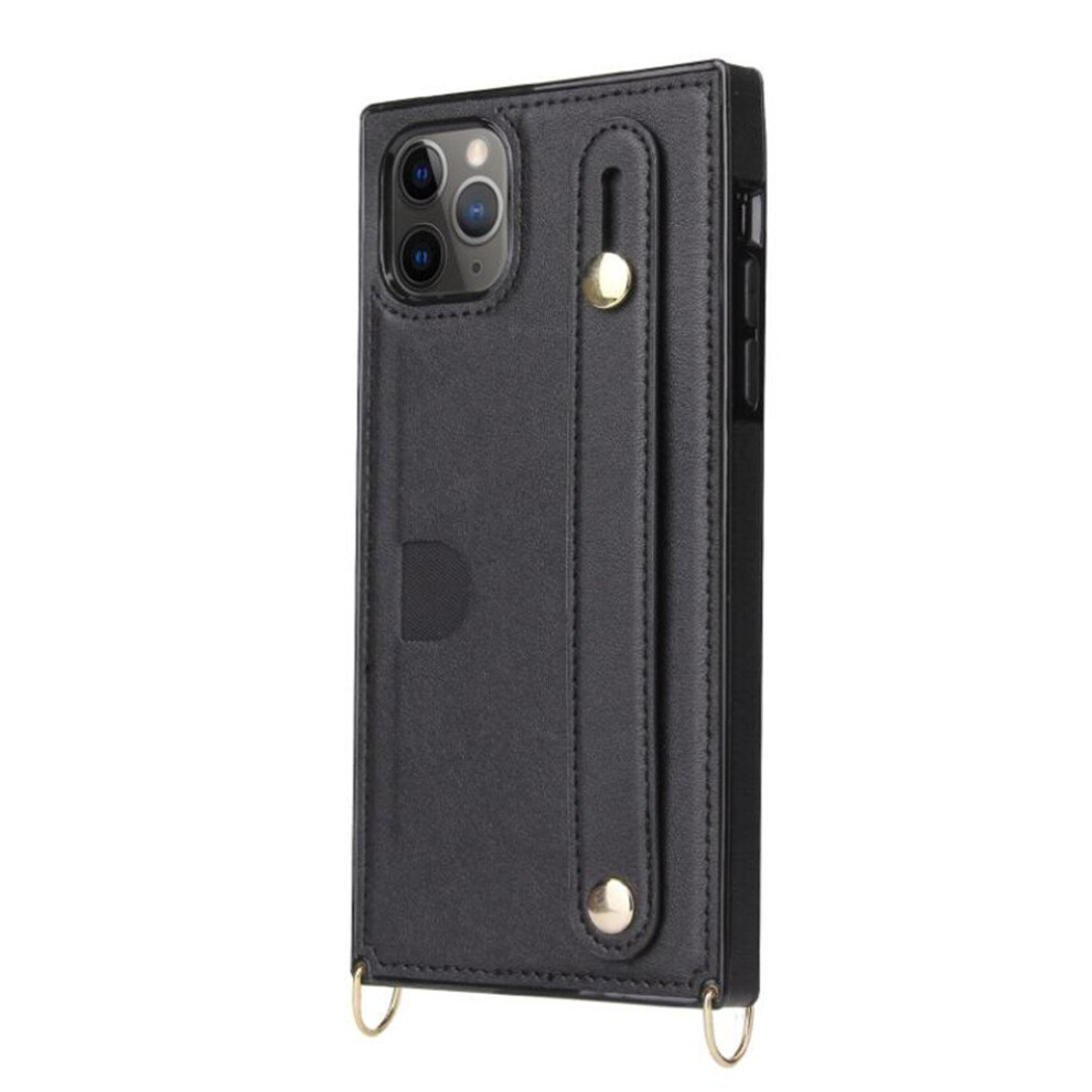 Crossbody Wrist Strap Pu Leather Case For Iphone X With Wallet Cover Phone Coque Etui 774048565035