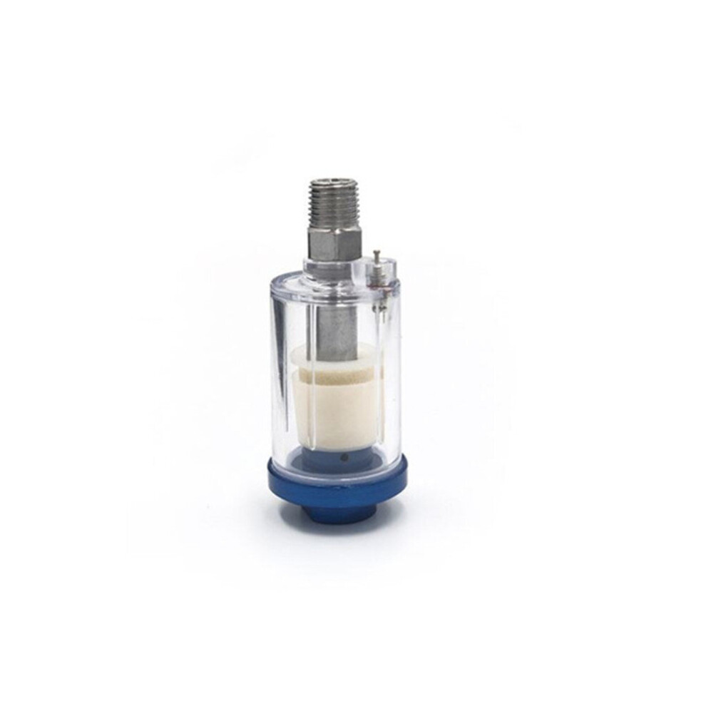 2Pcs Inline Water Oil Separator 1/4" Air Hose Filter Moisture Trap For Compressor 774048630115