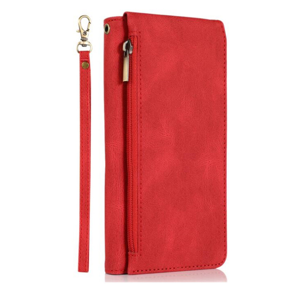 Fashion Zipper Pu Leather Flip Case For Iphone 11 Pro With Wallet Magnetic Cover Phone Coque Etui 774048567527