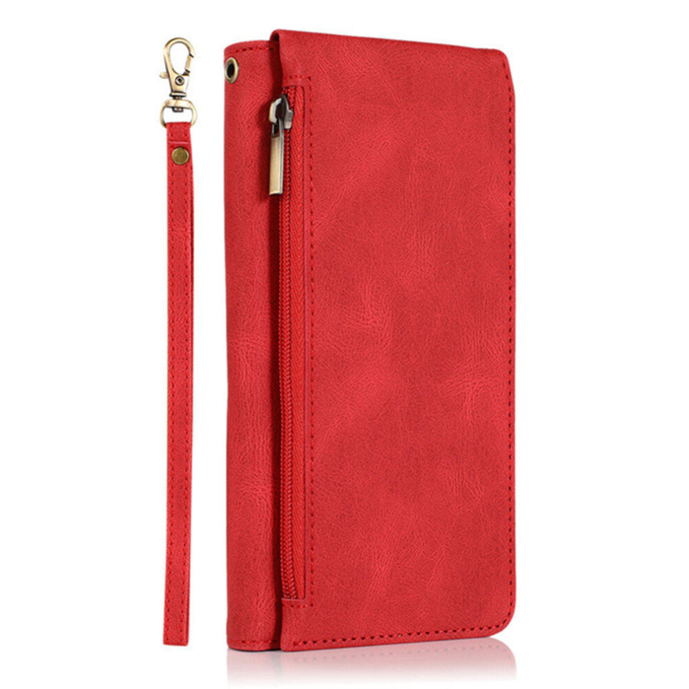 Luxury Zipper Wallet Card Case For Iphone Xr Flip Pu Leather Phone Cases Cover Coque 774048567657
