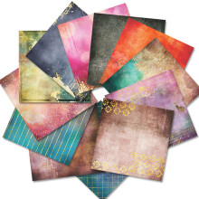 24 Brilliant Life Scrapbook Paper Origami Art Background Paper Card Making DIY Scrapbook Paper Crafts Kawaii Stickers