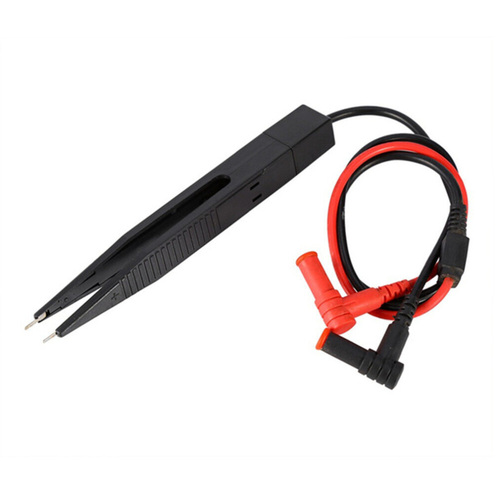 2Pcs Smd Inductor Tester Clip Probe Tweezers For Resistor Multimeter Capacitor Meter Clip Probe For Smd Components Capacitor Measure 774048630528