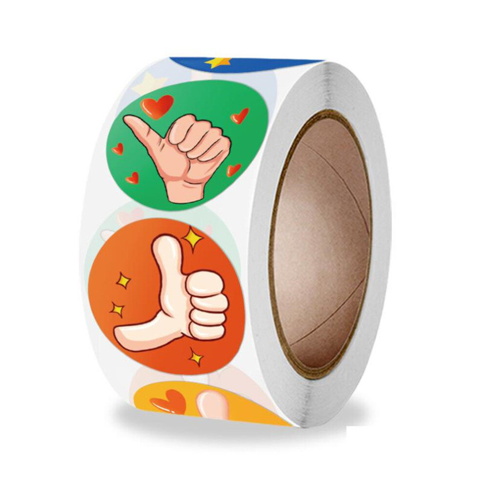 500pcs/roll Incentive Reward Stickers for Teachers & Kids Motivational School Stickers Roll Teacher Supplies for Classroom