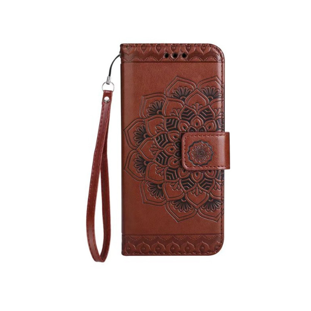 Fold Stand Wallet Case 3D Emboss Flower Leather Cover Flip Magnetic Cover With Credit Card Holder For Huawei P8 Lite 774048547390