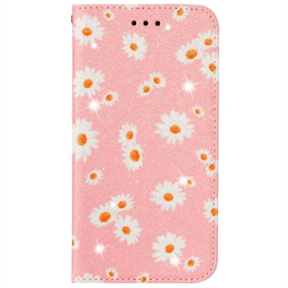 Glitter Daisy Case For Samsung Galaxy Note 20 Pu Leather Flip Cover Coque Etui Bags 774048568098