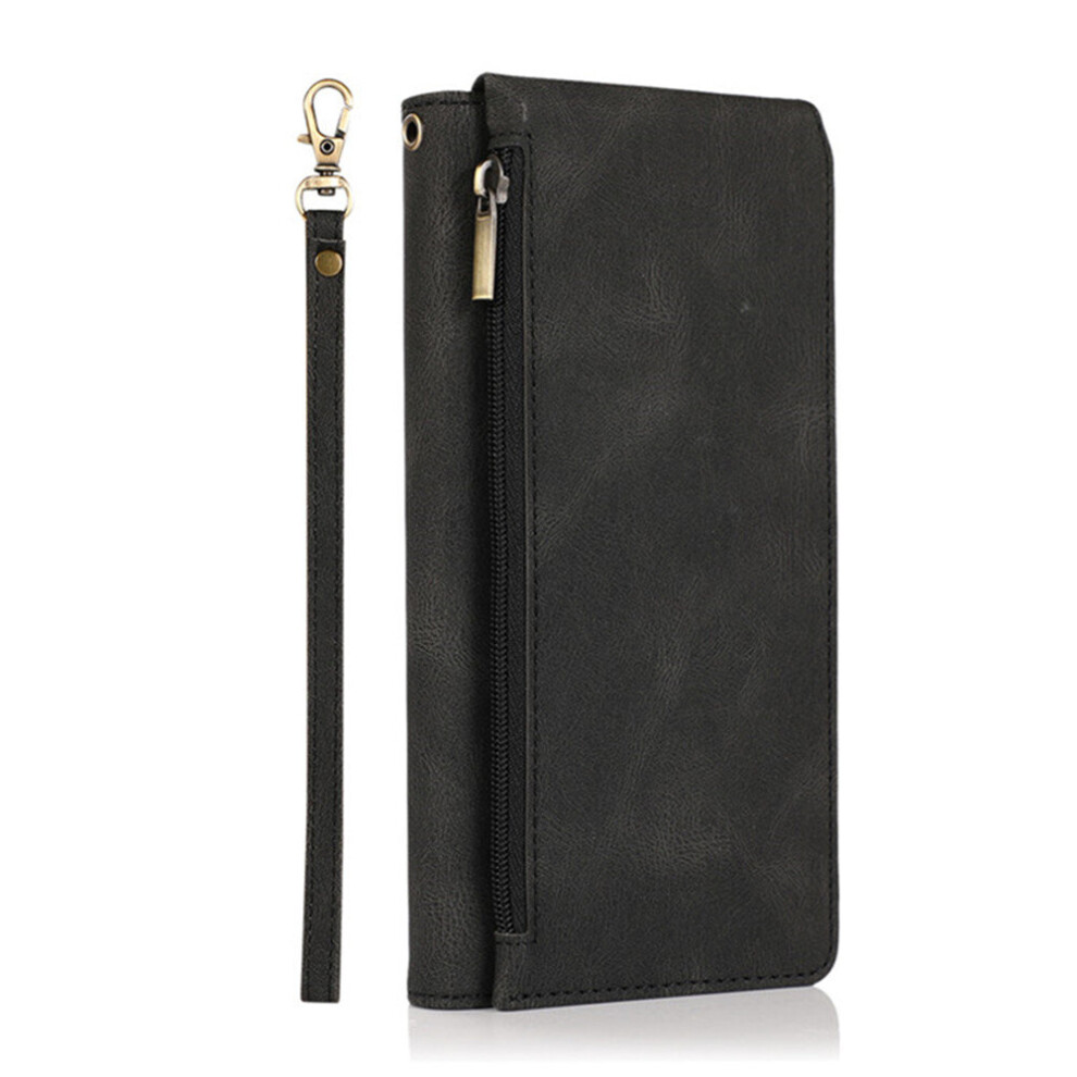 Luxury Zipper Wallet Case For Samsung Galaxy A20 Flip Pu Leather Phone Cases Cover Coque 774048563079