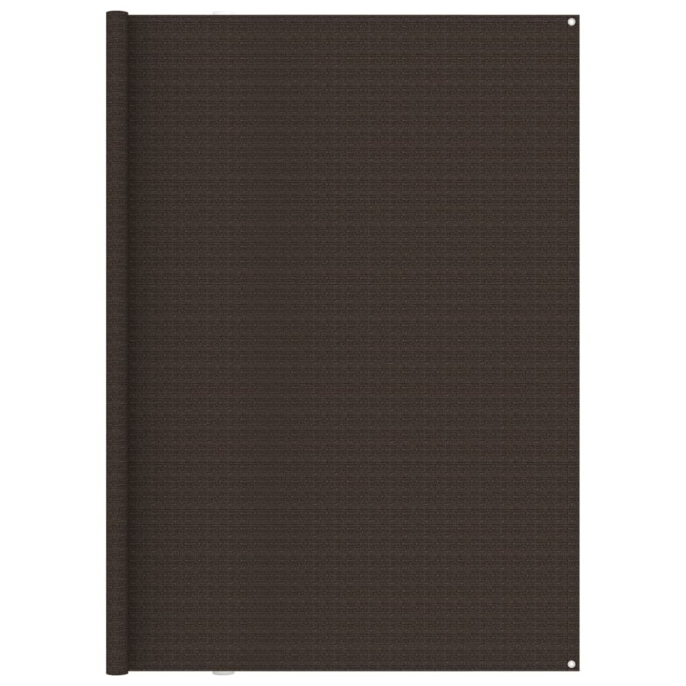 Vidaxl Tent Carpet 250X500 Cm Brown Patio Outdoor Camping Rug Tent Accessory