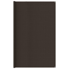 vidaXL Tent Carpet 300x600 cm Brown Patio Outdoor Camping Rug Tent Accessory