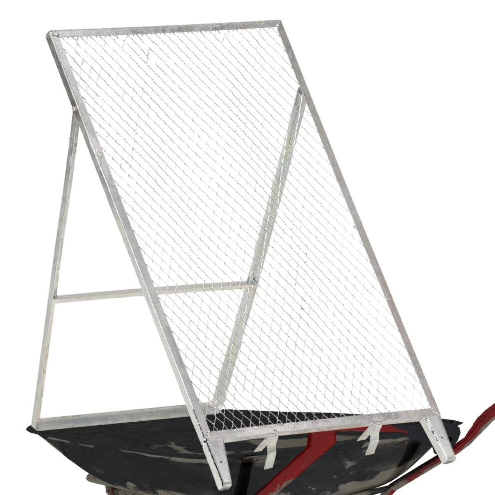 Vidaxl Garden Sieve Galvanised Steel Compost Grid Garden Strainer Soil Sieve