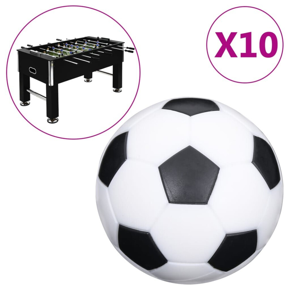 Vidaxl 10X Football Table Balls 32 Mm Abs Foosball Table Ball Replacement