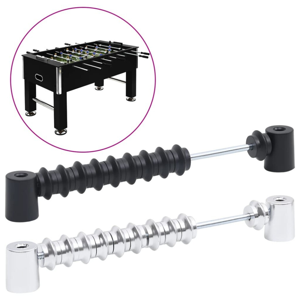 Vidaxl 2X Football Table Scoreboards Black And Silver Foosball Table Part