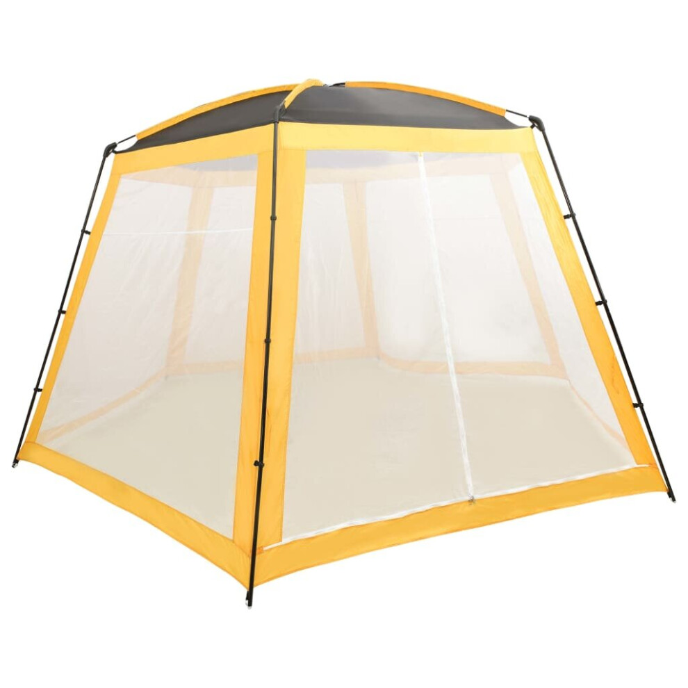 vidaXL Pool Tent Fabric 500x433x250 cm Yellow Pool Sun Shelter Party Pent