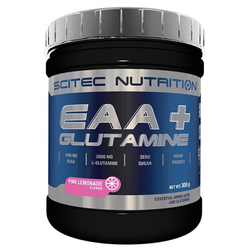 EAA + Glutamine, Pink Lemonade - 300 grams