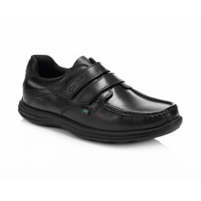 (UK 8 / EU 42) Kickers Reasan Strap Leather AM 112801 Shoes Black