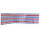 Refurbished 3 Section Windbreak - 3.75m x 1m - Multicoloured 2