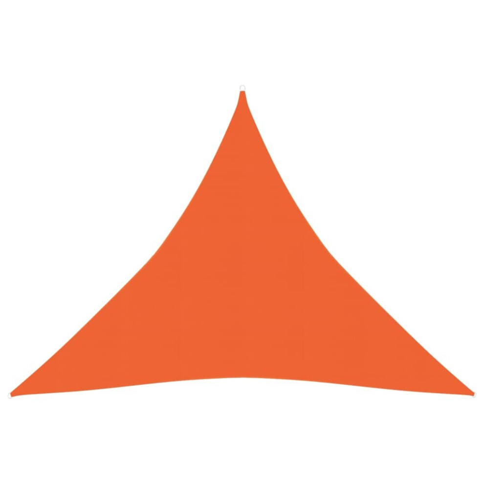Vidaxl Sunshade Sail 160 G/M² 4X4x4 M Hdpe Outdoor Sunscreen Canopy Orange