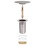 VidaXL vidaXL Push Drain without Overflow Function Silver Wash Basin Tap Pop-up Valve 7