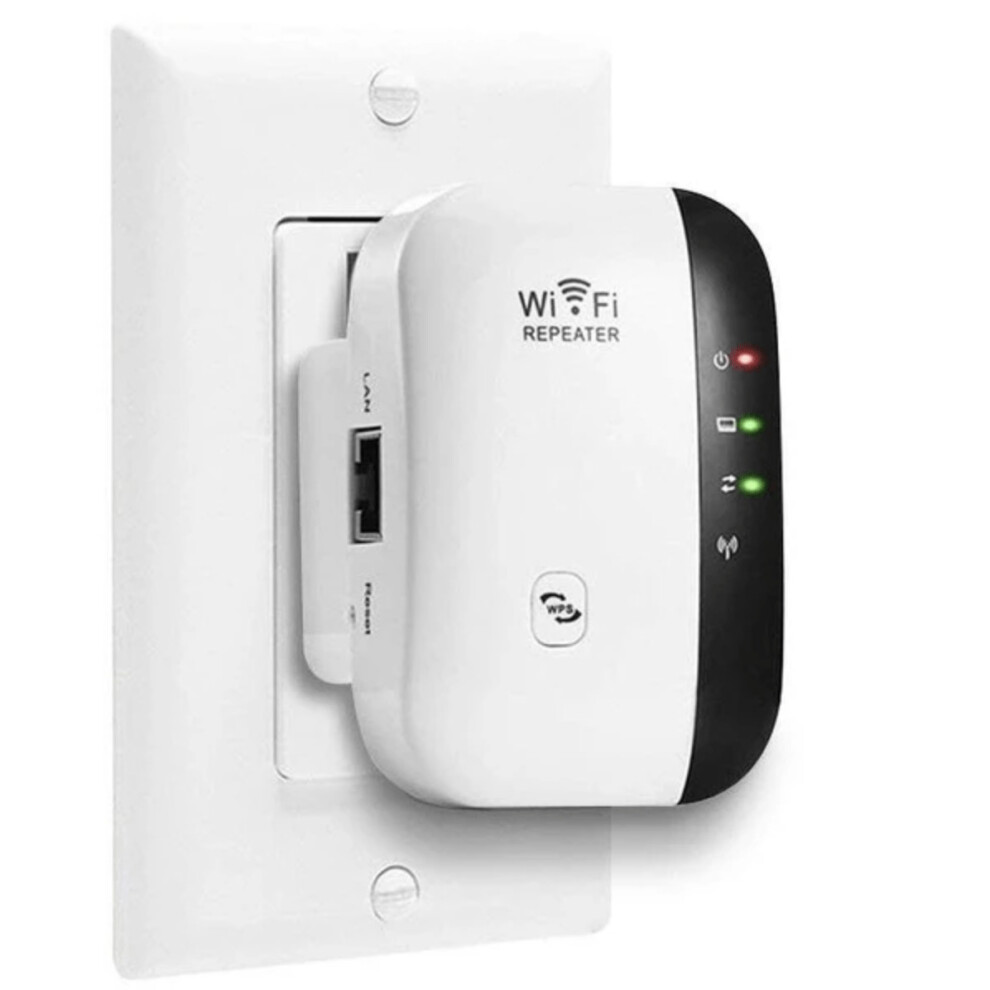(UK Plug) WIFIBLAST - WiFi Extender, WiFi Range Extender, Repeater, Wifi Internet Signal Booster, Access Point | Easy Set-Up