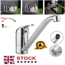 Modern Kitchen Sink Mixer Tap Single Lever Waterfall Faucet Chrome