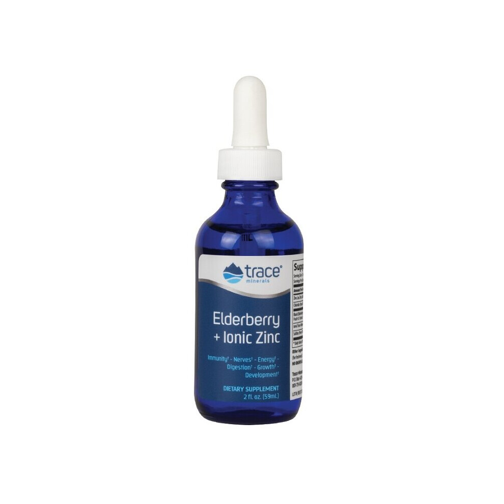 Trace Minerals Elderberry + Ionic Zinc - 59 Ml.