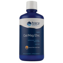 Trace, Ciecz Cal/Mag/Zinc, Piña Colada, 30 fl oz (887 ml)