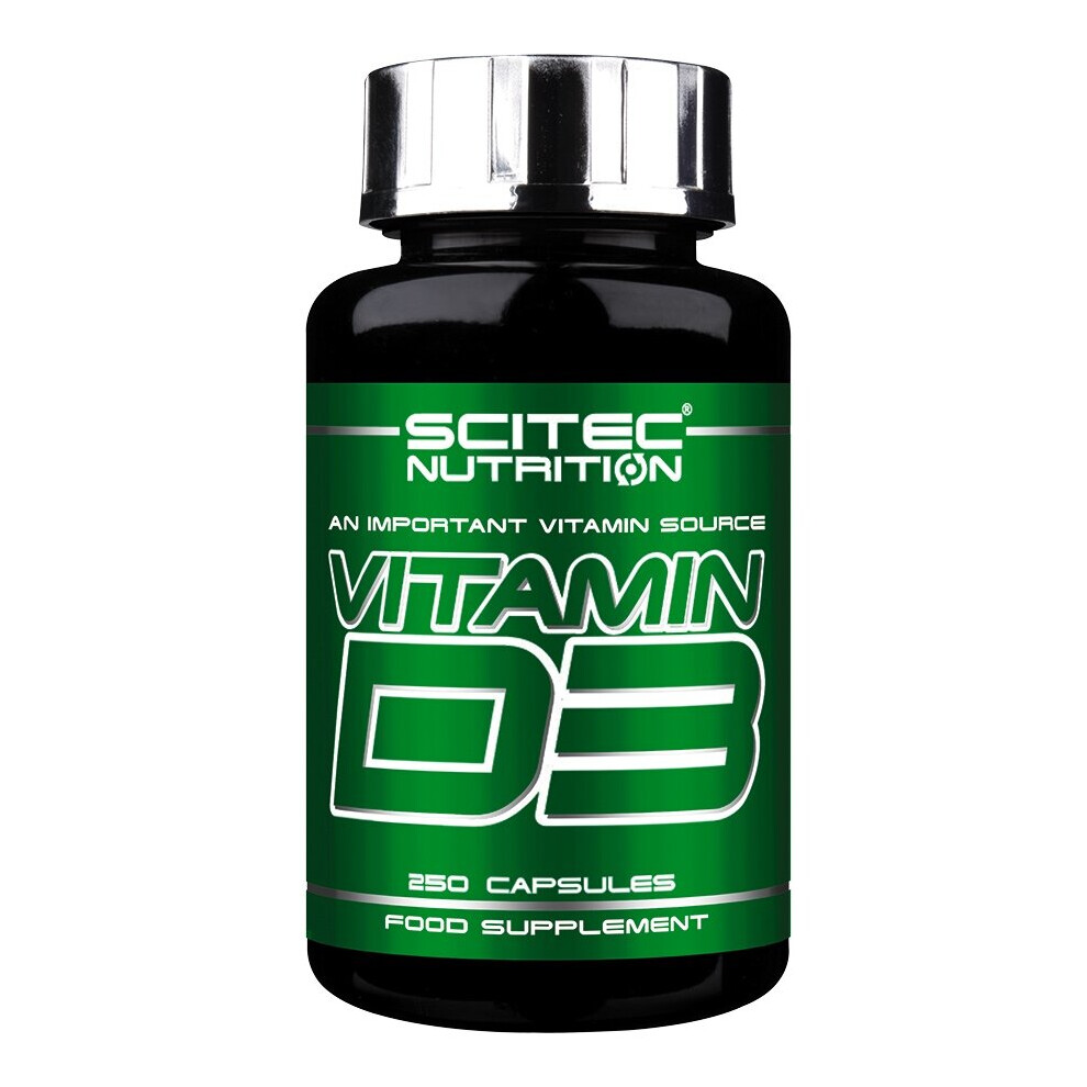 Photos - Vitamins & Minerals Scitec Nutrition Vitamin D3, 500 IU - 250 caps P39243 