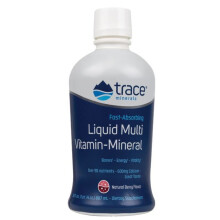 Trace, Flervitamin-Mineral, För Män & Kvinnor, Tropisk Mixad Bär, 30 fl oz (887 ml)