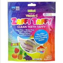 Zollipops, Zaffi Taffy, Clean Teeth Taffy, Delicious Fruit Flavors