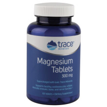 Trace Minerals Æ, Magnézium, 300 mg, 60 tabletta (150 mg per tabletta)