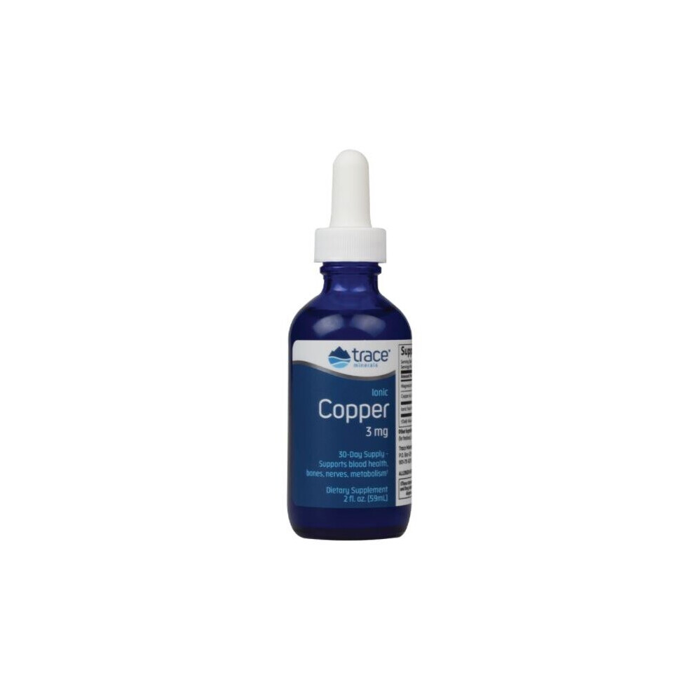 Trace Minerals Ionic Copper, 3Mg - 59 Ml.