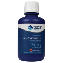 Trace, Vitamina D3 Líquida, Cereza Tropical, 125 mcg (5000 IU), 16 fl oz (473 ml)
