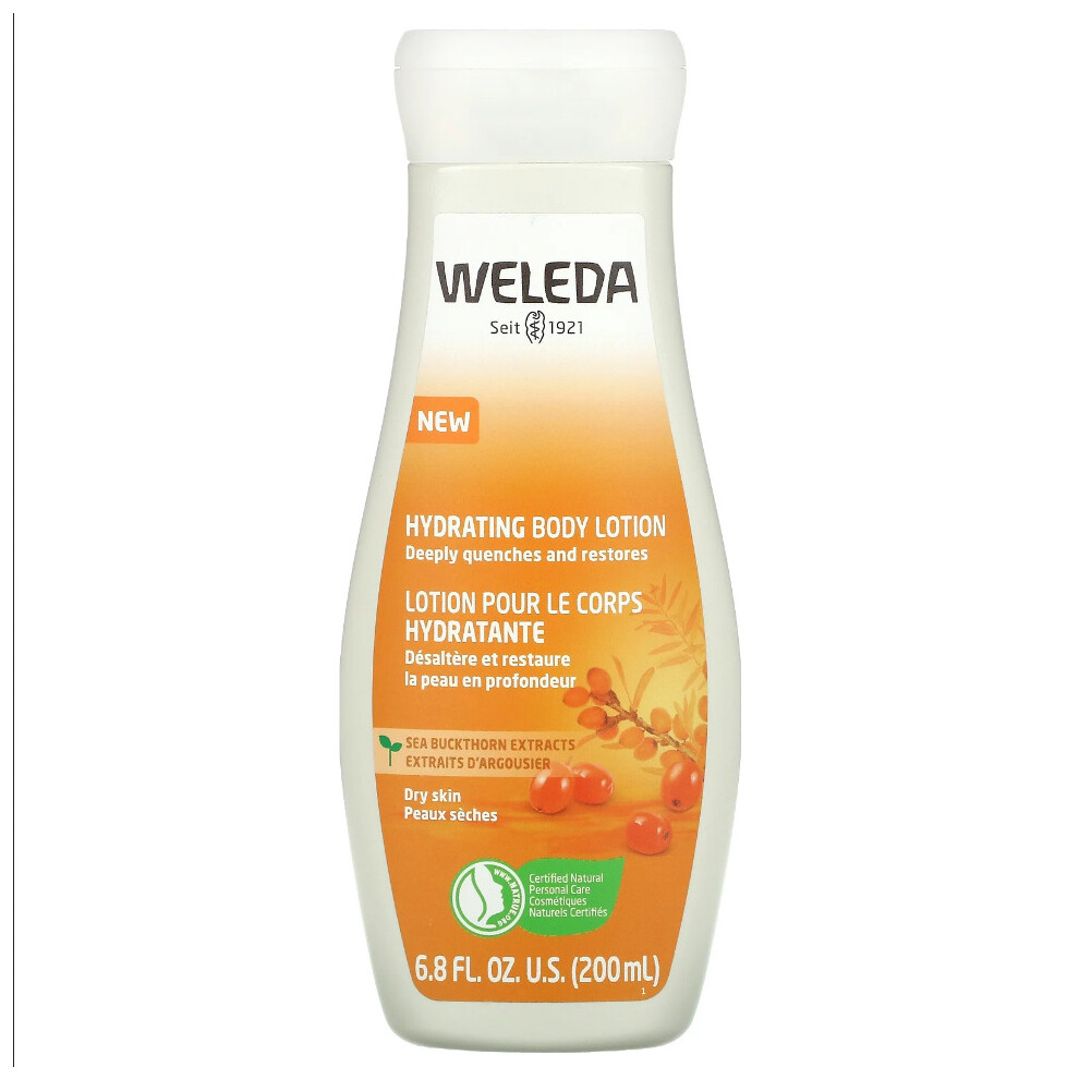 Weleda , Hydrating Body Lotion, Sea Buckthorn Extracts, 200Ml